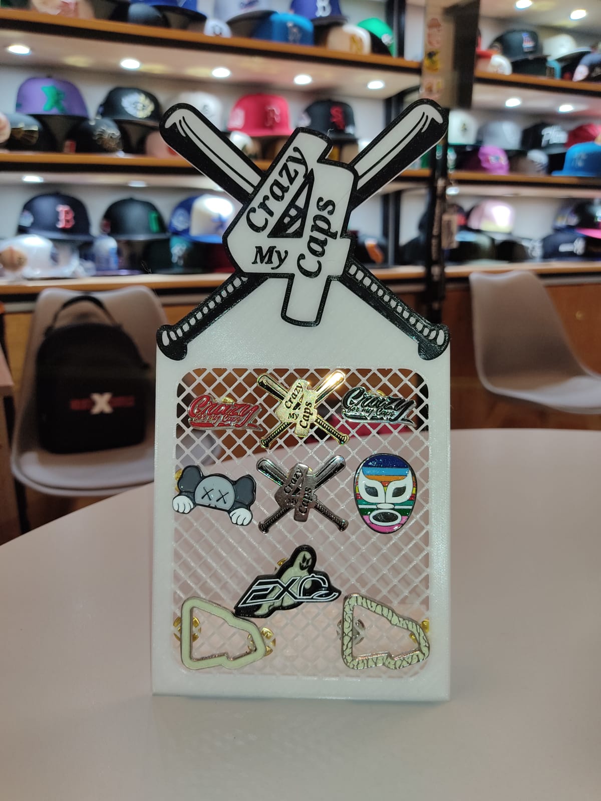 Exhibidor para pines