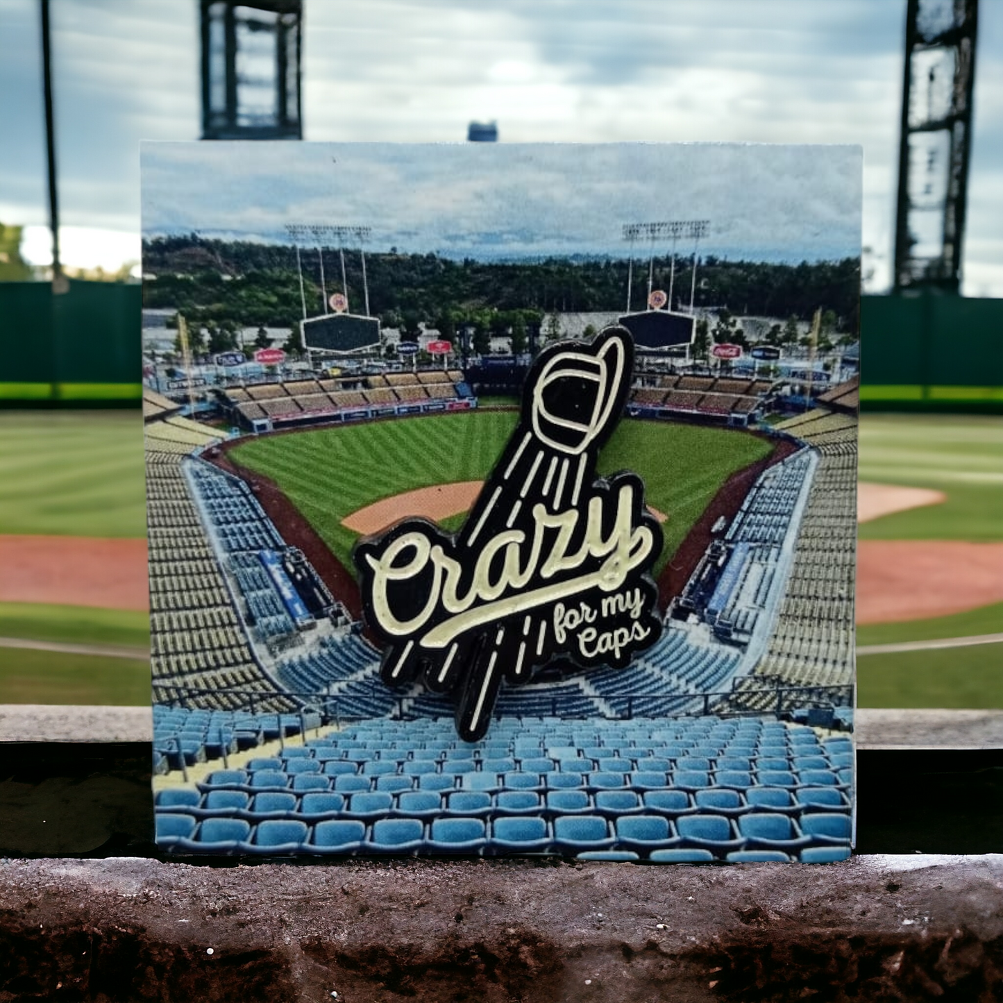 Pin Dodgers Script Glow In The Dark