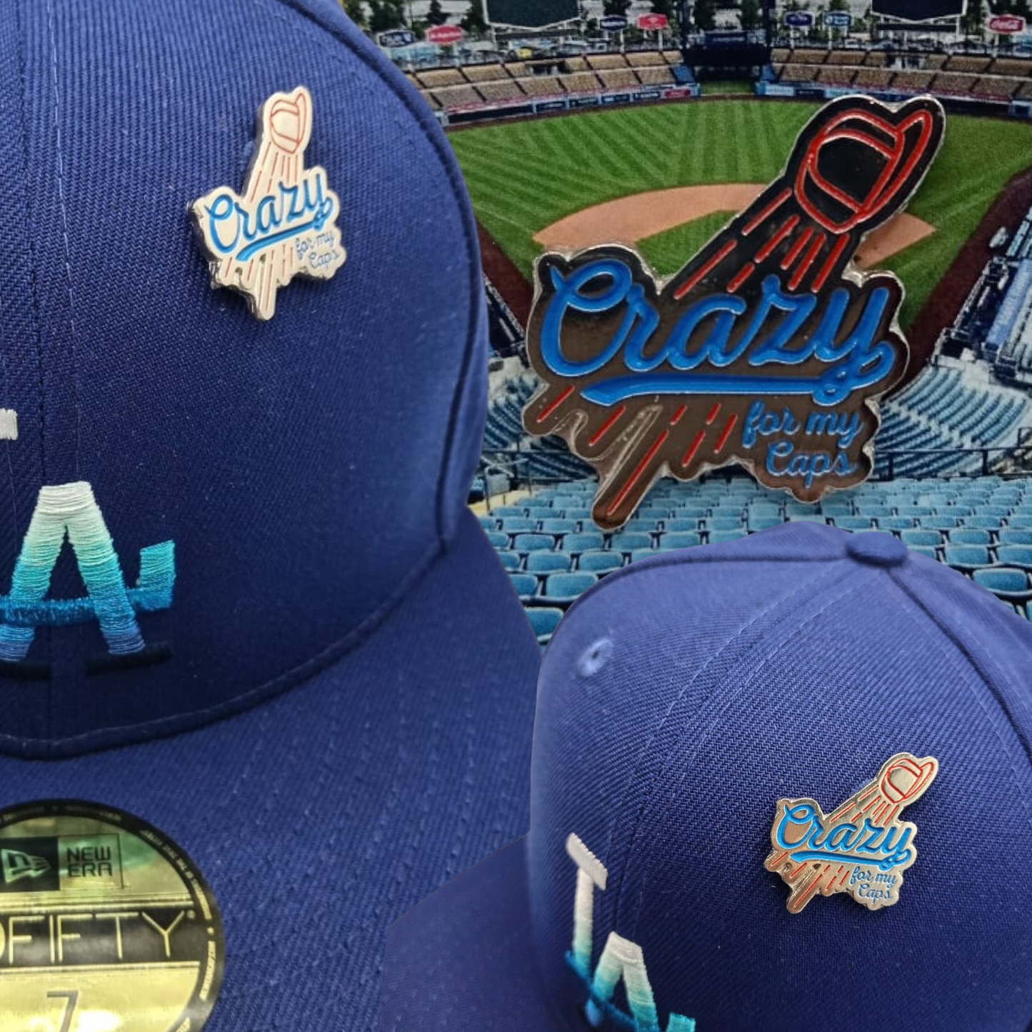 Pin Dodgers Script Classic