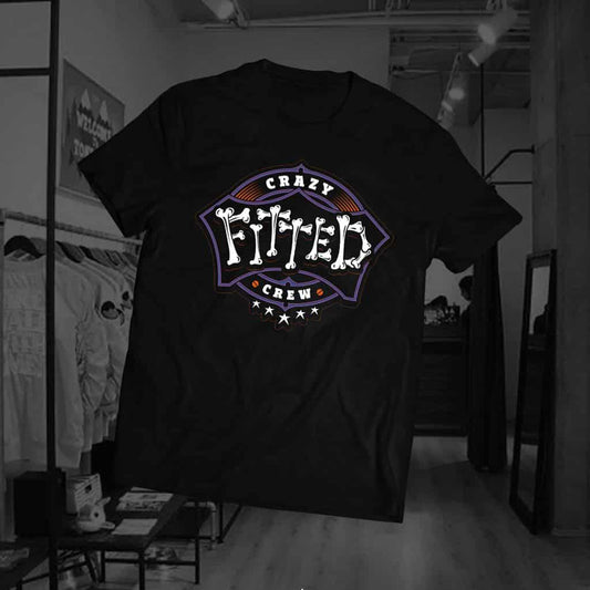 Playera Crazy Fitted Crew Bones