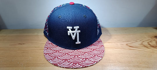 Gorra 59Fifty Los Angeles Dodgers Upside Logo Sashiko Custom