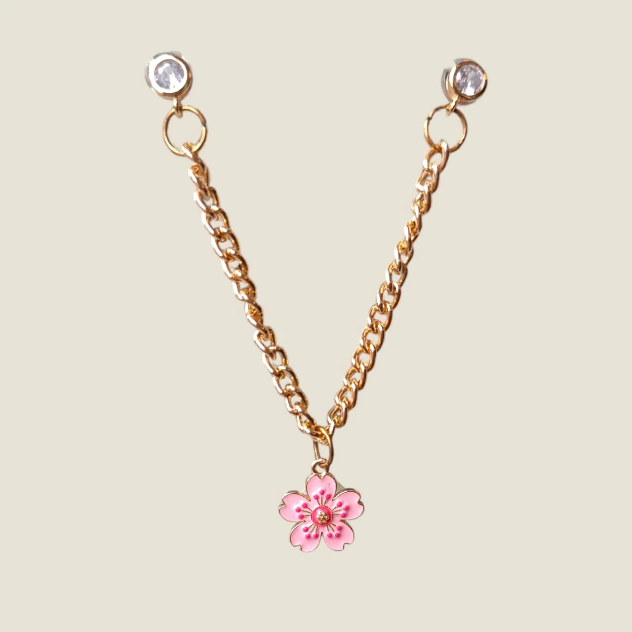 Pin con cadena Sakura Charm