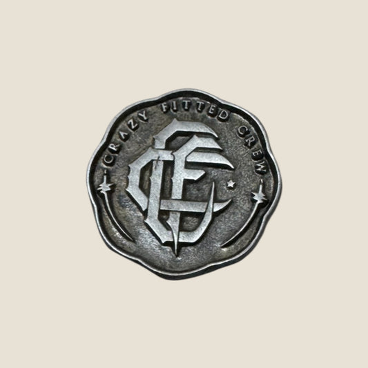Pin Crazy Fitted Crew Plata Vieja