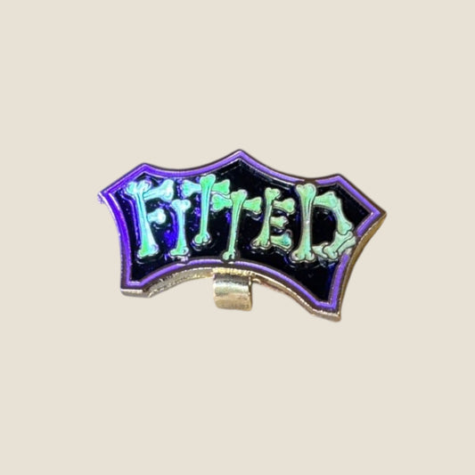 Visor Clip Fitted Bones Morado