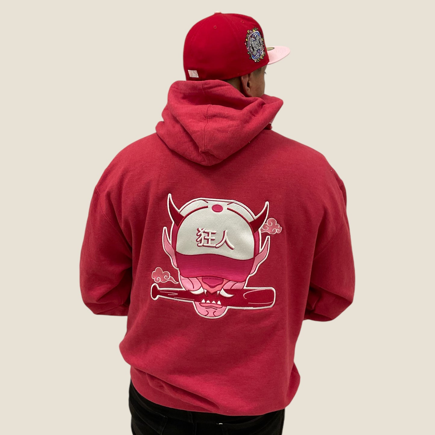 Hoodie Oni Rojo