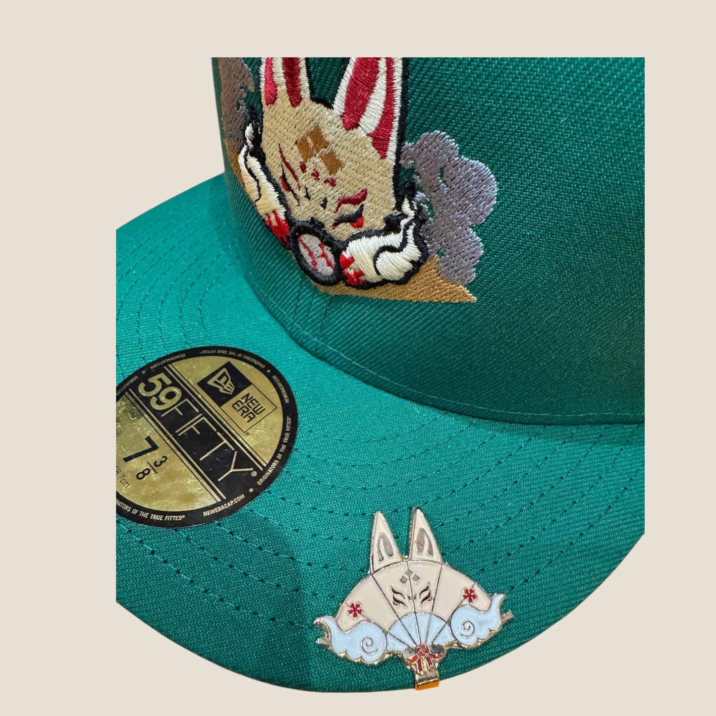 Visor Clip Abanico Kitsune