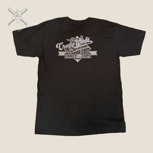 Playera Crazy World Bahía Battle Black