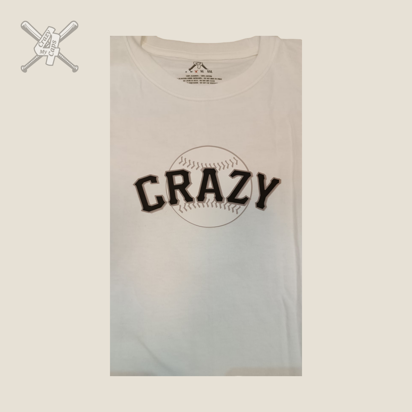 Playera Crazy World Bahía Battle Blanca